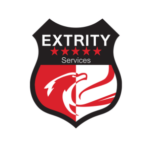 Logo of Extremity Services with a shield