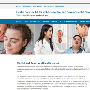 Thumbnail of the Toolkit for Primary Care Providers webpage