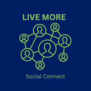 Icon, Silhouettes of people's torsos inside circles connected by lines