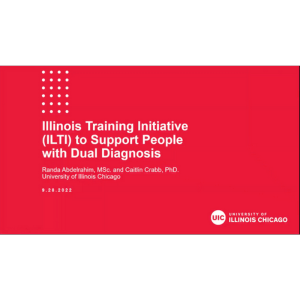 Thumbnail image of the "National Training Initiative" webinar
